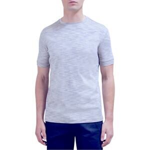 Men’s River Island Light Blue Heather Knit Crew Neck Top